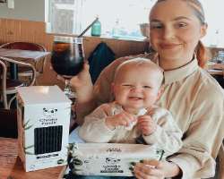 The star endorses various brands like Cheeky Panda baby wipes through her Instagram.